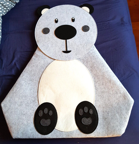 Bear felt hanging - bear,