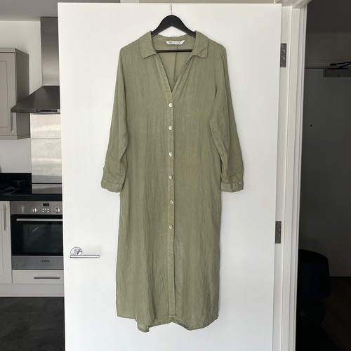 Zara sage green - zara, midi