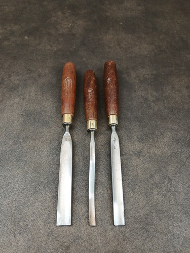 Vintage marples wood chisels - 3,