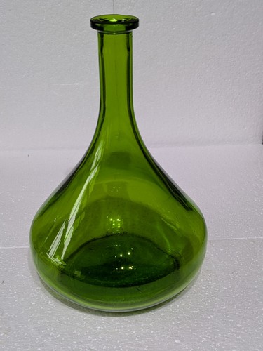Decorative green glass - glass., genie