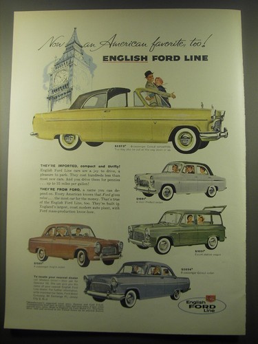 1959 ford consul - ford, ad