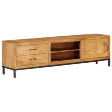 TV Cabinet Solid Mango Wood 140x30x40 cm vidaXL