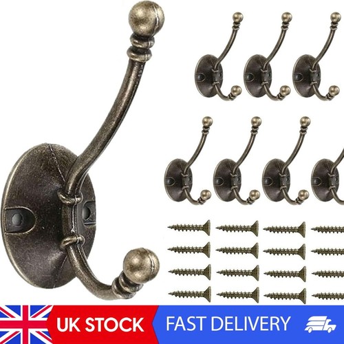 Brass coat hooks wall mounted - hooks,