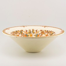 English Chinoiserie Porcelain Conical Vessel Form Pagoda Design 19th C