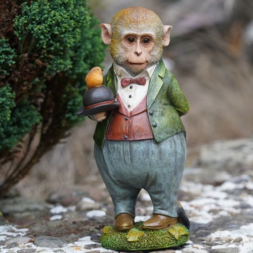 Monkey resin sculpture - mr,