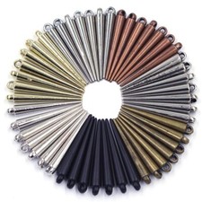 100Pcs Pendants Spike Tear Rivet Punk Stud Spike Earring Acrylic For Jewelry DIY