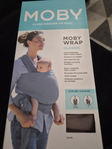 Moby baby wrap classic slate - moby,