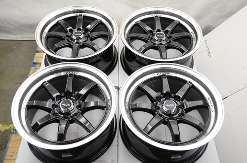 Black wheels rims 4 lugs - black,