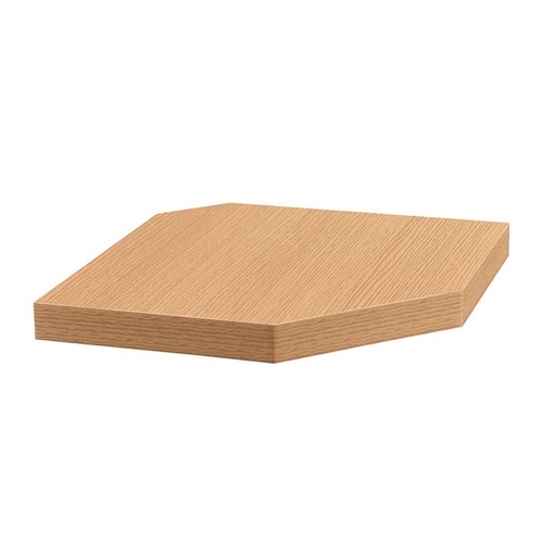 Floating corner wall shelf - wall,