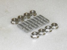 8x Stainless Exhaust Studs