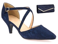 LADIES LOW HEEL POINTED TOE