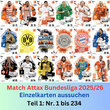 Topps MATCH ATTAX 25/26 Bundesliga 2025/2026 - Choose Single Cards from 1-234