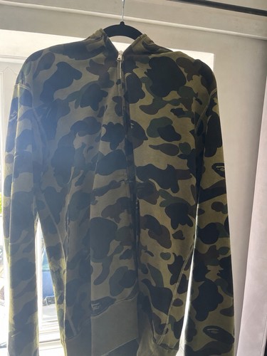 Men bape camo hoodie green - men’s,