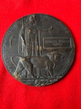 WW1 Memorial Plaque / Death