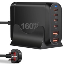 6-Port USB-C Charging Station