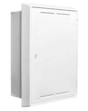 MK2 Recessed Cavity Gas Meter Box - 595x410x210mm UK Standard Fit – White