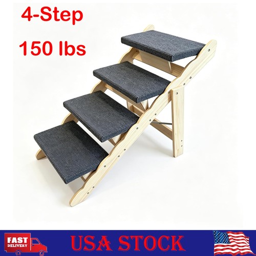 Wooden pet stairs - 2-in-1,