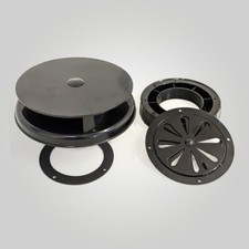 BLACK Rotary Van Roof Air Vent Spinning Fan  - For Mercedes Sprinter / Vito