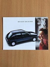 Peugeot 306 XL / XLD UK Sales Leaflet