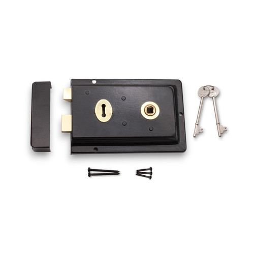 Rim lock deadlock victorian - lock,