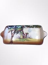 Early ROYAL DOULTON Gleaners or Gypsies Series Ware Sandwich Plate  ca.1930