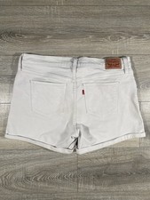Levi’s Women’s Denim Jean Shorts - White - W32 - Size 12