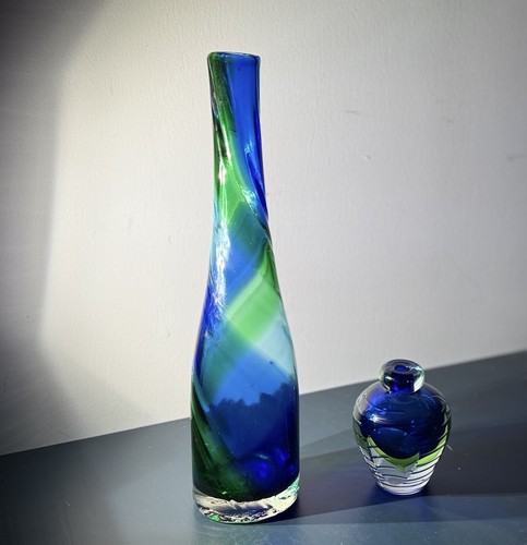 Vintage studio art glass vase - studio,