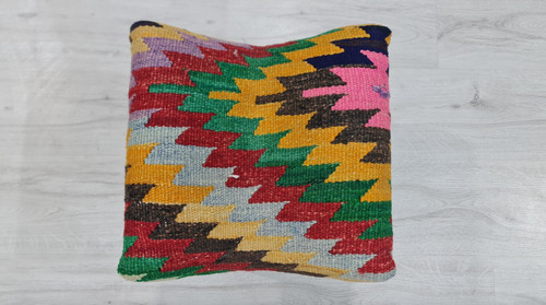 Vintage kilim seat ottoman - vintage, seat,