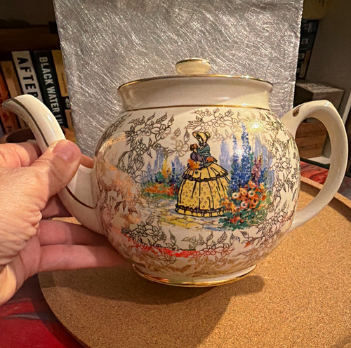 Vintage sadler teapot - vintage,