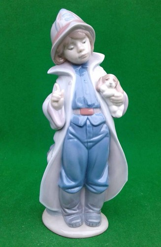 Lladro little fireman - little,