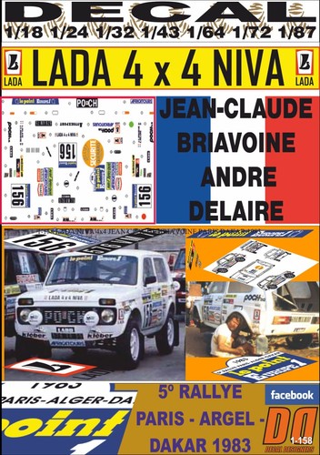 Decal lada niva 4x4 - decal,