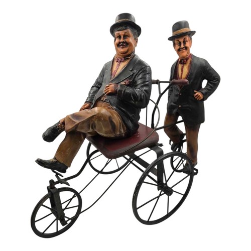 Laurel hardy tandem bicycle - &,