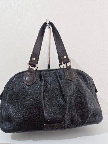 Vintage black slouch handbag - black,