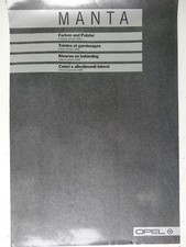 Opel catalogue dealer stamp