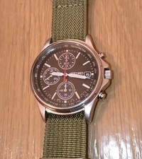 Seiko 7T92-0BA0 Watch Military