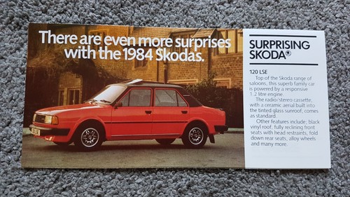 Skoda 105 120 sales leaflet - skoda,