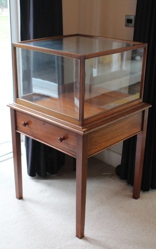 Antique wooden museum display - antique,
