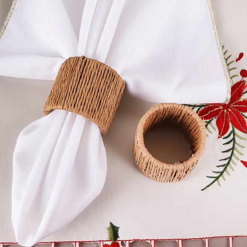 Pcs table napkin rings decor - pcs,