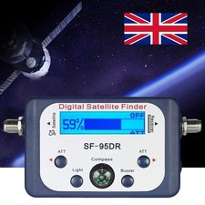 Digital Satellite DVB-T Finder TV Antenna Signal Strength Meter FAT LCD Display