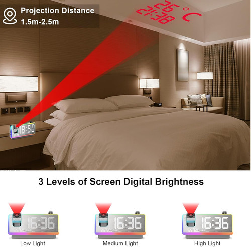 Projection alarm clock - projection,