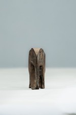 Hand carved wooden elephant