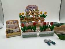 Sylvanian Families Village Flower Stall Set No. 4864/2794 – Complete Accessories