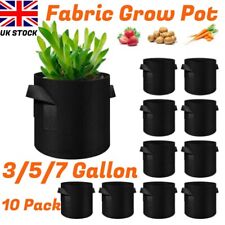Pack of 10 Fabric Grow Pots