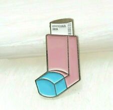 Asthma Inhaler puffer enamel