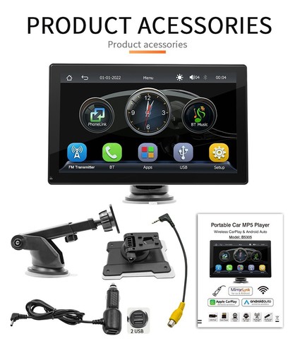 Portable car mp5 player - car,