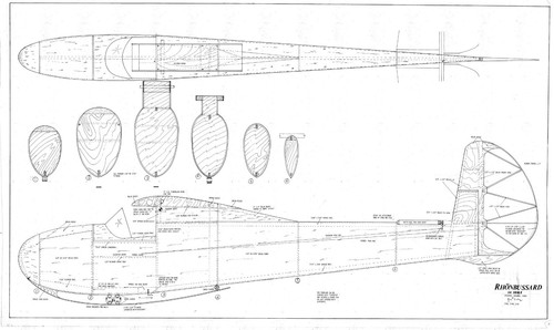 Rhonbussard glider scale - r/c,