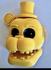Golden Freddy Mask With Eyes