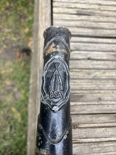 Bsa 1950s bicycle head badge - bsa,