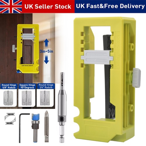 Door hinge routing jig - jig, stable