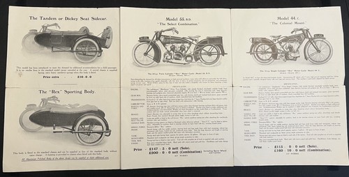 Rex motor cycle races - motor, tt